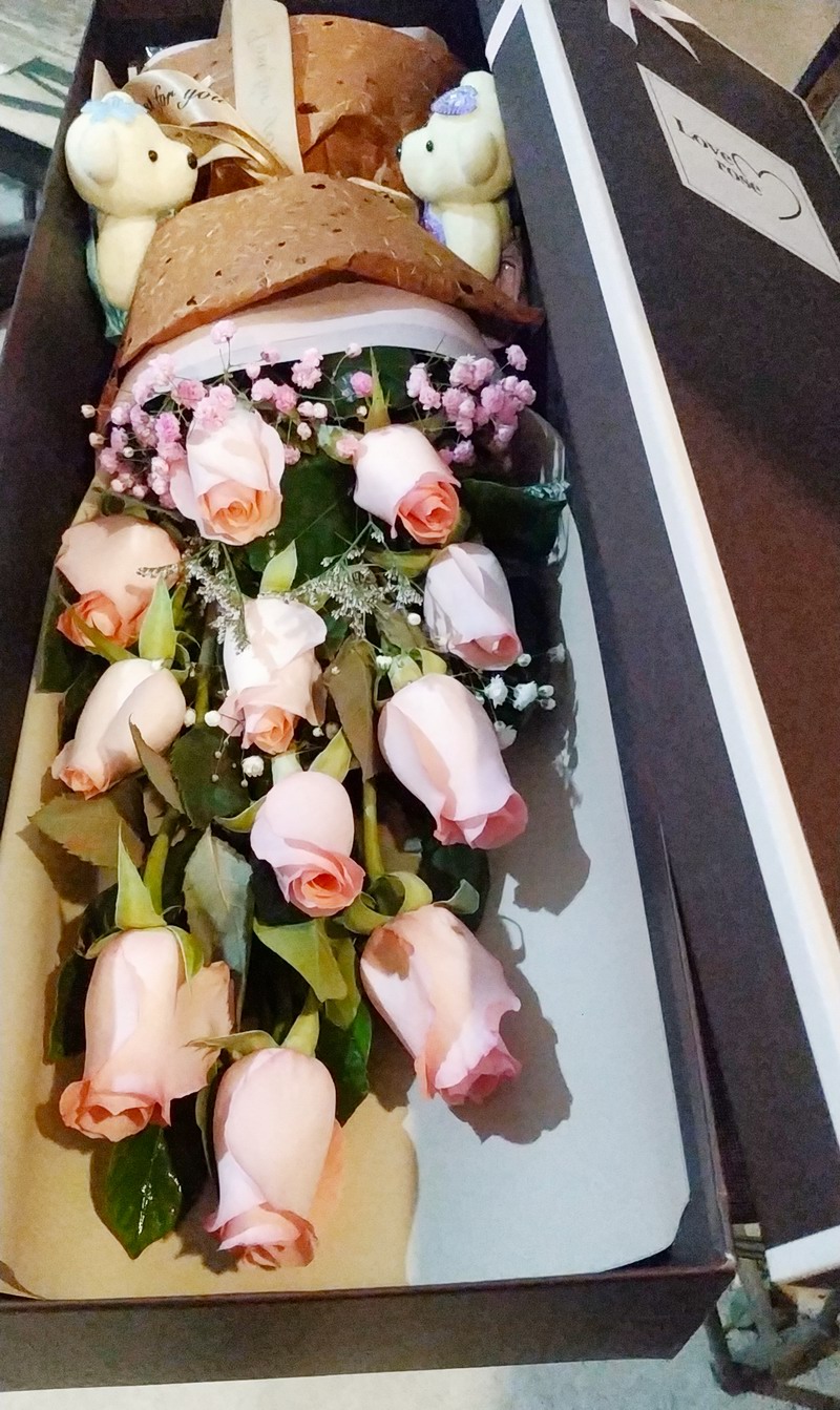 快乐11朵粉玫瑰礼盒